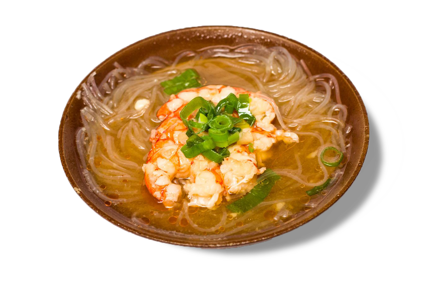 Fideos de Soja con Langostinos